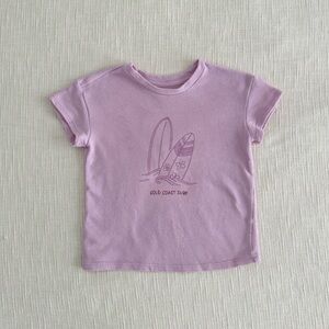 Cat & Jack Lilac Surfboard Graphic Tee